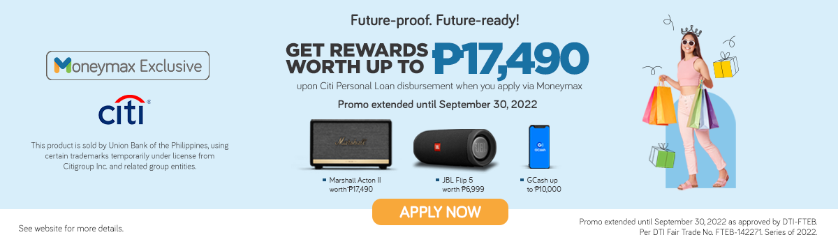 moneymax citibank personal loan promo